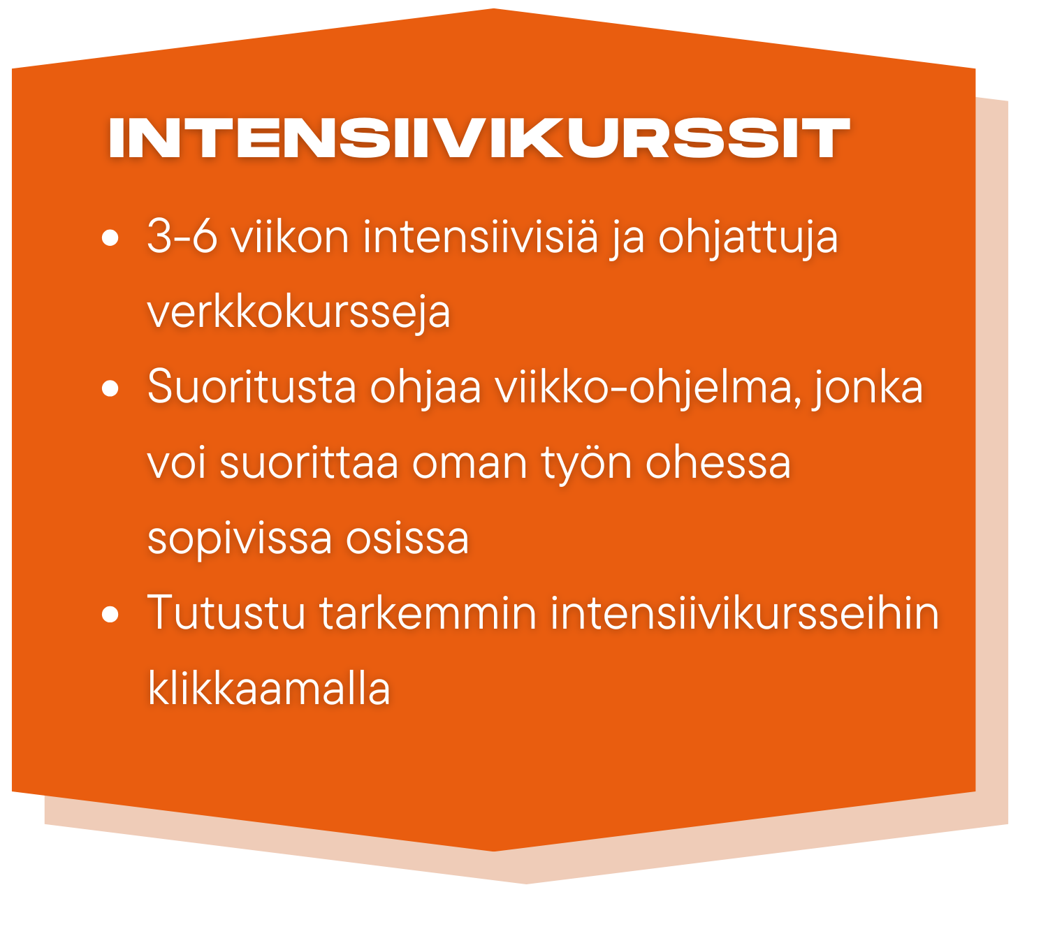Intensiivikurssit